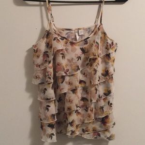 Lauren Conrad floral tank top